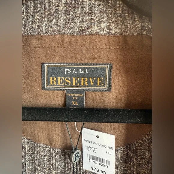 Jos A Bank Reserve Cardigan Sweater - Picture 4 of 7